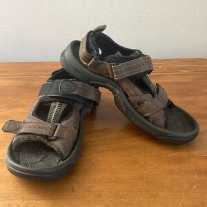 Footjoy Golf Sandals Leather Open Toe Soft Spike Golf Shoes Size 10